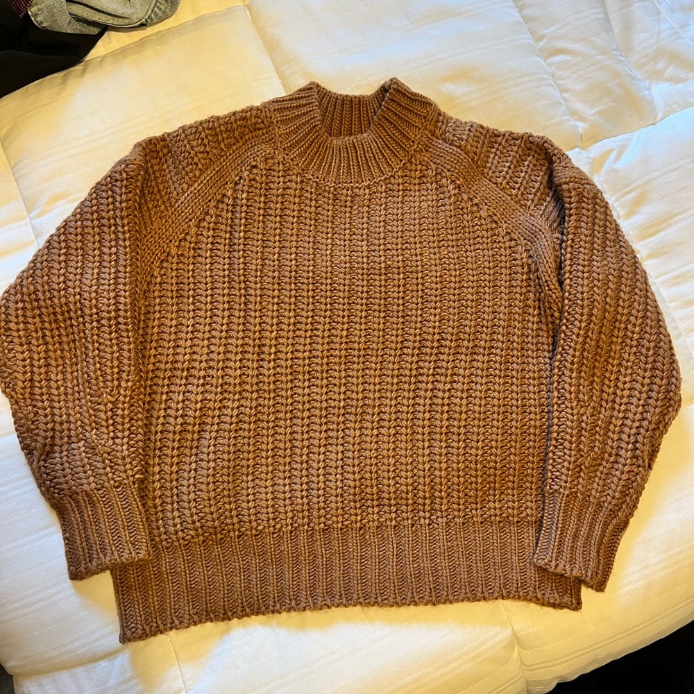 Burnt orange sweater